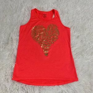 EUC Reebok girls athletic racerback tank